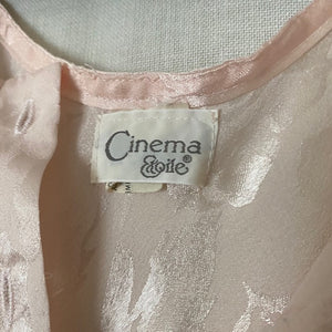 Vintage Pale Pink Short Nightgown S