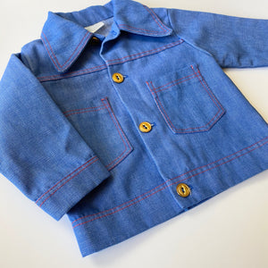 Vintage 1970's Button Down Shirt 9-12M