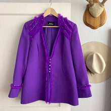 Load image into Gallery viewer, Purple Retro Blazer XL