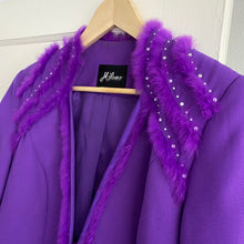 Load image into Gallery viewer, Purple Retro Blazer XL