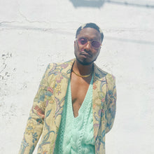 Load image into Gallery viewer, Vintage Floral Tapestry Blazer L