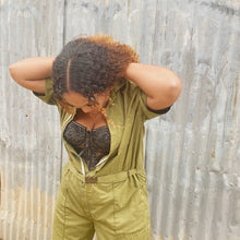 Load image into Gallery viewer, Vintage Olive Green Beat Up Jumpsuit XL