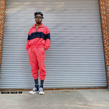 Load image into Gallery viewer, Vintage Shell Shock Matching Windbreaker Pants &amp; Pullover Set M