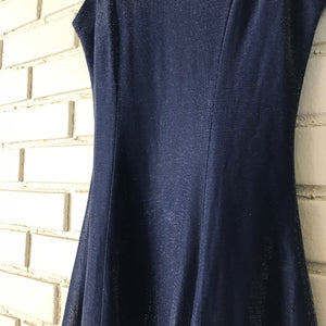 Vintage  1990's Metallic Tulle Dress S