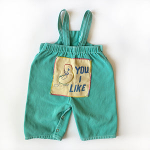 Vintage Duck Patch Overalls 12M