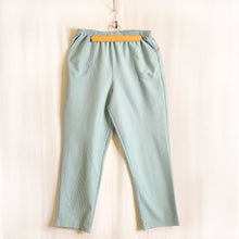 Load image into Gallery viewer, Vintage Mint Green Ribbed Pants L