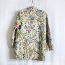Load image into Gallery viewer, Vintage Floral Tapestry Blazer L