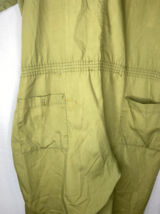 Vintage Olive Green Beat Up Jumpsuit XL