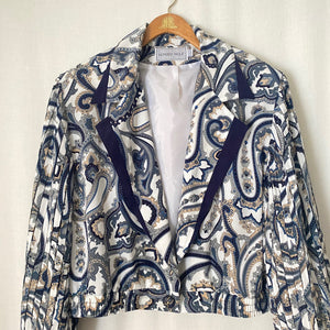 Vintage Paisley Cropped Jacket L