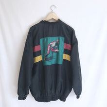 Load image into Gallery viewer, Vintage Silk Retro Football Player Jacket M