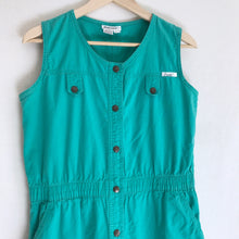 Load image into Gallery viewer, Vintage 1980&#39;s Caribbean Green Dreams Jumpsuit M