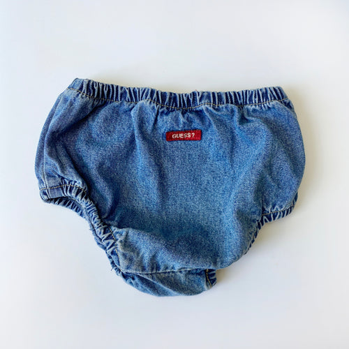 Vintage GUESS Jeans Diaper Cover 12M