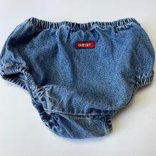Load image into Gallery viewer, Vintage GUESS Jeans Diaper Cover 12M