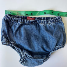 Load image into Gallery viewer, Vintage GUESS Jeans Diaper Cover 12M