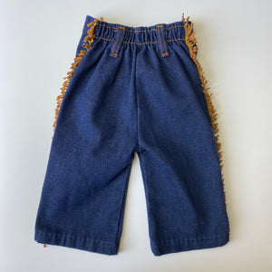 Vintage 1970's Health-tex Fringe Cowboy Pants 6M