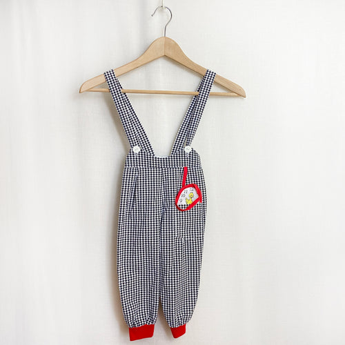 Vintage 1990's Sesame Street Big Bird Overalls 24M