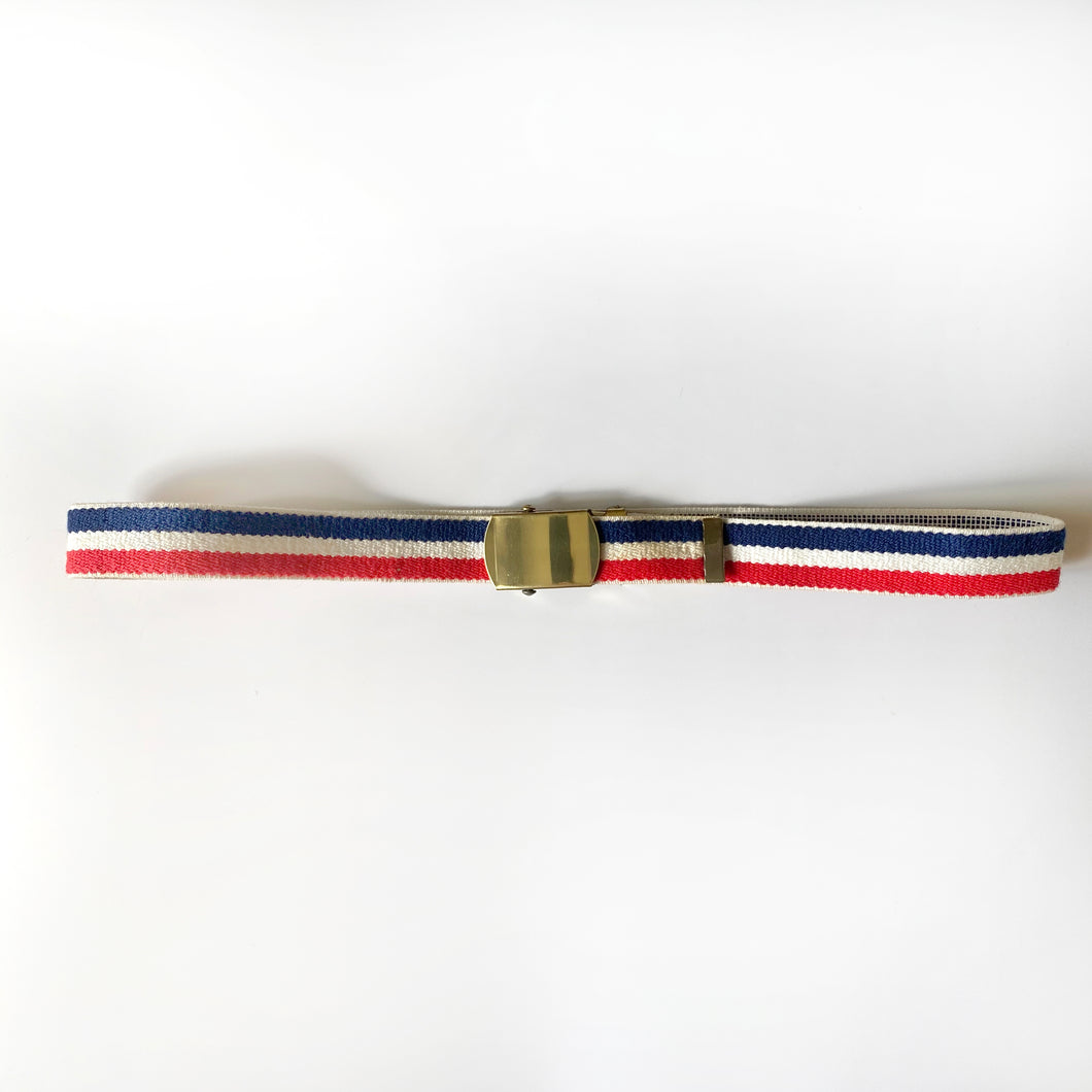 Vintage Red, White, & Blue Autogrip Belt M