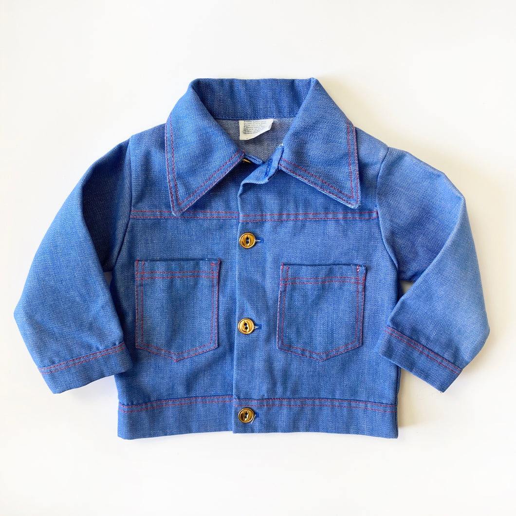 Vintage 1970's Button Down Shirt 9-12M