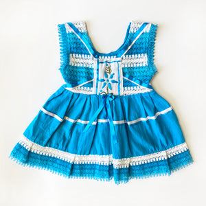 Vintage Handmade Embroidered Dress 18M
