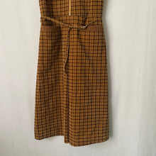 Load image into Gallery viewer, Vintage Velvet Plaid Dress S