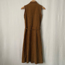 Load image into Gallery viewer, Vintage Velvet Plaid Dress S