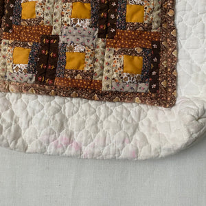 Vintage Quilted Tote Bag