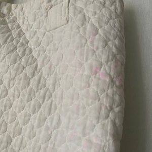 Vintage Quilted Tote Bag