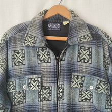 Load image into Gallery viewer, Vintage Geometric Print Tucker Jacket L