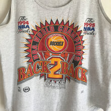 Load image into Gallery viewer, Vintage NBA Houston Rockets Back 2 Back Champions Tank XL