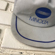 Load image into Gallery viewer, Vintage Snapback Minolta Trucker Hat