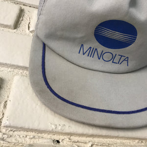 Vintage Snapback Minolta Trucker Hat