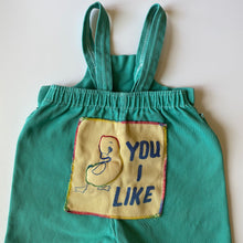 Load image into Gallery viewer, Vintage Duck Patch Overalls 12M
