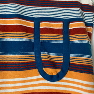 Vintage 70's Quirky Pocket Striped Tee S