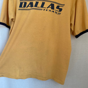 Vintage Dallas, Texas Ringer Tee M