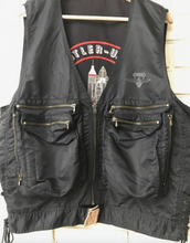 Load image into Gallery viewer, Vintage Midnight Mission Zipper Pocket Vest L