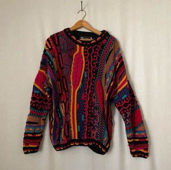 Vintage Coogi Wannabe Textured Sweater L