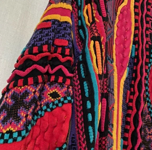 Vintage Coogi Wannabe Textured Sweater L