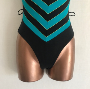 Vintage  1980's/1990's Chevron Leotard S