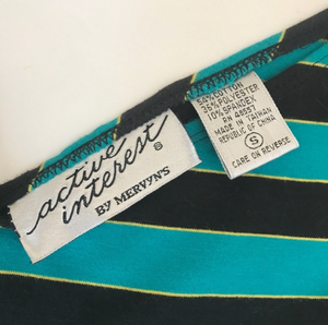 Vintage  1980's/1990's Chevron Leotard S