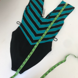 Vintage  1980's/1990's Chevron Leotard S
