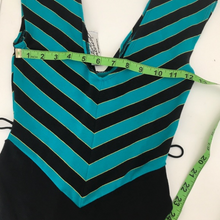 Load image into Gallery viewer, Vintage  1980&#39;s/1990&#39;s Chevron Leotard S