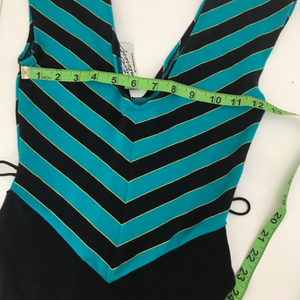 Vintage  1980's/1990's Chevron Leotard S