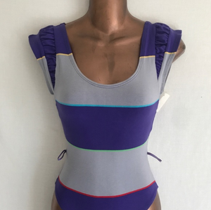 Vintage 1980's / 1990's Striped Leotard S