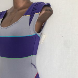 Vintage 1980's / 1990's Striped Leotard S
