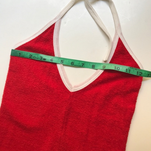 Vintage 1970's Terry Cloth Halter Top S