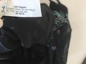 Vintage 1960’s / 1970’s Sheer Handkerchief Sundress 5/6